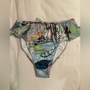 Montce St. Barths Floral Tamarindo Ruffle Bikini Bottom